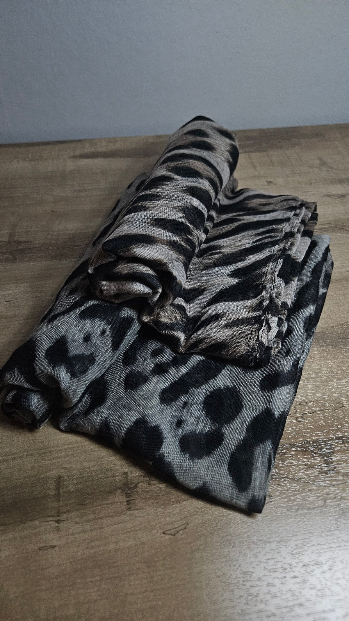 Printed Modal Collection in Sahara Leopard & Snowy Leopard