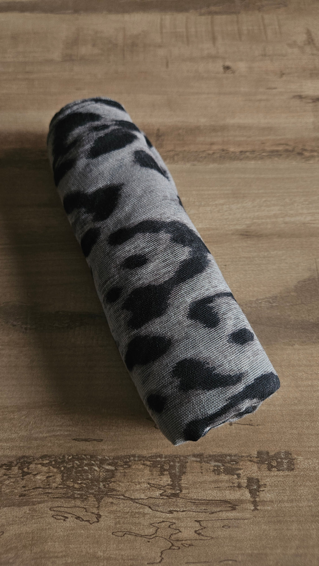 Printed Modal - Snowy Leopard